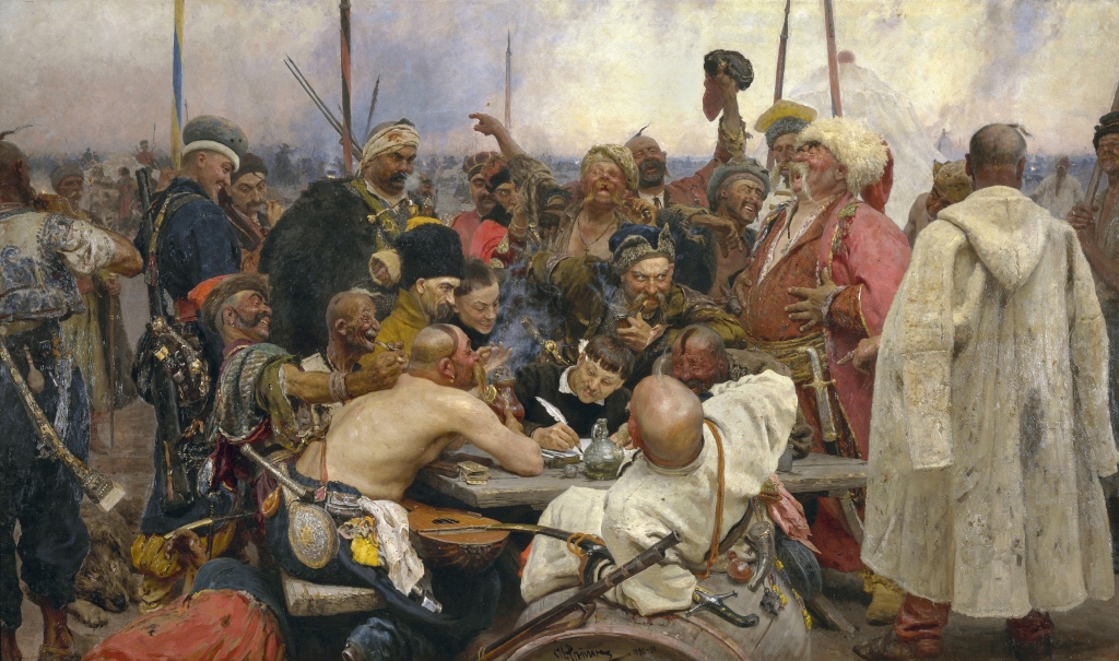 Zaporozhian Cossacks reply to the Turkish Sultan